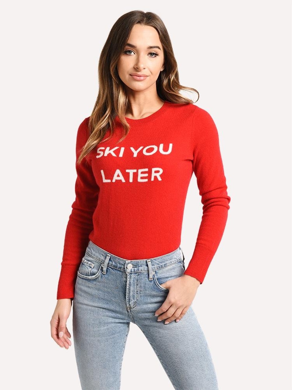 Frame SKI YOU LATER Wool/Cashmere Sweater. Small.